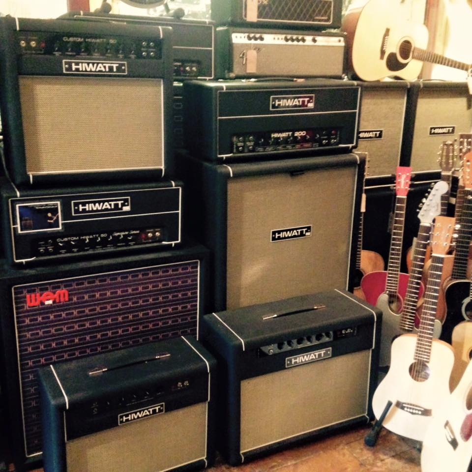 hiwatt, denmark street, london, amplifiers london, amps