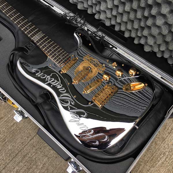 Chrome stratocaster sales